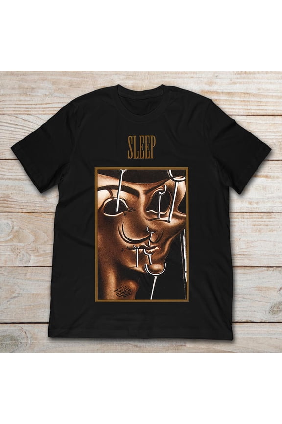Band Sleep Band T Shirt Black Size S To 4XL Cotton Gifl NL3009