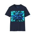 thumbnail image 1 of Band of Bats, Hand drawn skate / surf Art on a Unisex Softstyle T-Shirt, 1 of 4