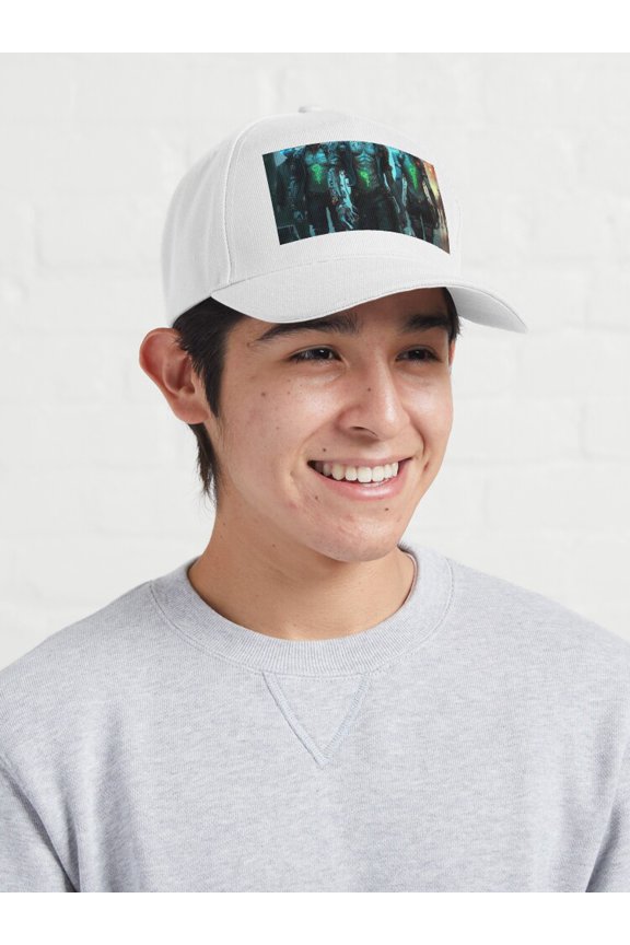 Band of Cyborgs Baseball Hat, Marching Science Fiction Robot Group Design, Classic Cap
