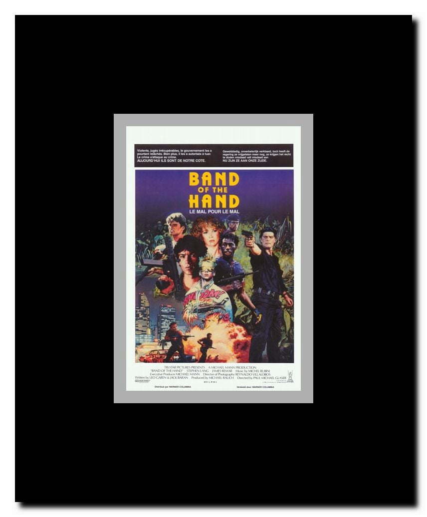 Band of the Hand Framed Movie Poster