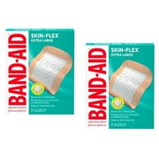 BandAid SkinFlex Bandages Extra Large 7 Each by BandAid (Pack of 2)