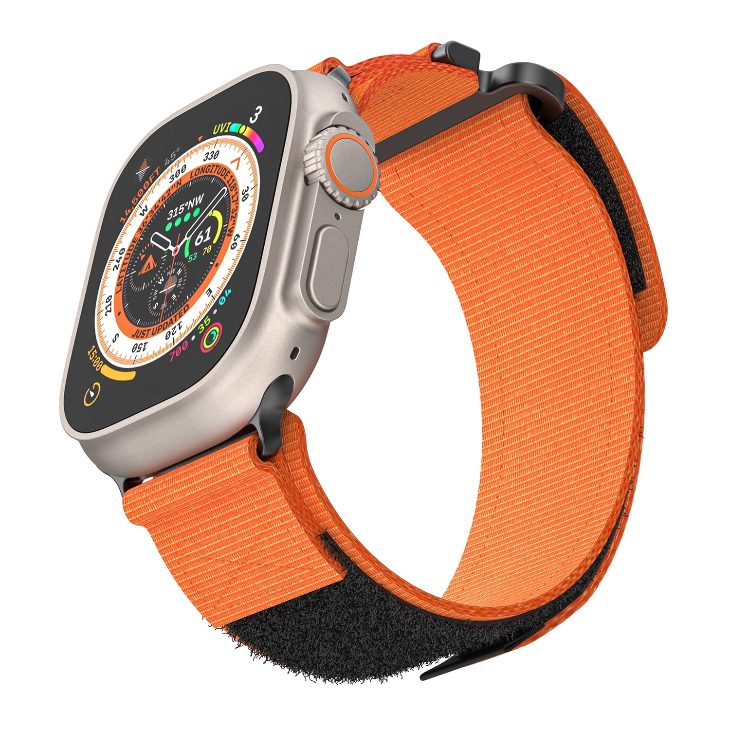 Orange Mens Iphone Watch Bands BandPlus Band For Apple Watch