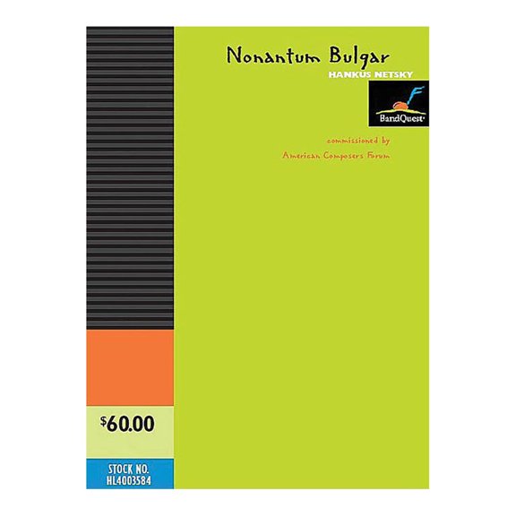 BandQuest Nonantum Bulgar Concert Band Level 3 Composed by Hankus Netsky
