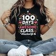 thumbnail image 1 of BandRole 100 Days With My Awesome Class T-Shirt, Teacher 100 Days Shirt, 1 of 4