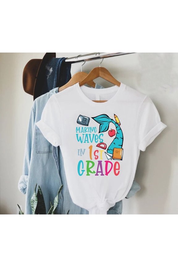 1st Grade Tshirt, First Day of School Shirt, Back to School, Teacher Life Tshirt