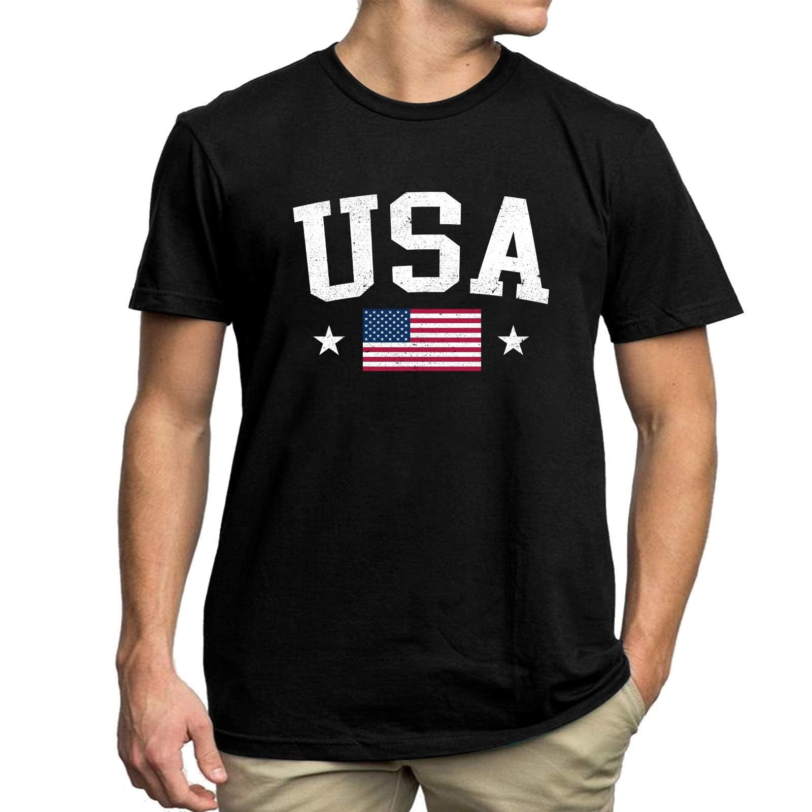 BandRole 4th of July Shirts for Men American Flag Graphic We The People ...