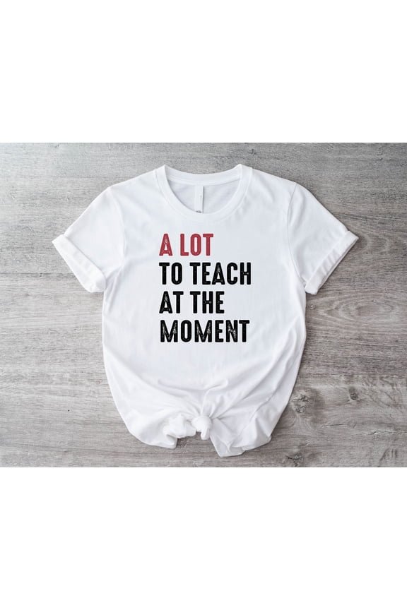 A Lot To Teach At The Moment T-Shirt, Back To School Shirt, In My Teaching Era Shirt, Back To School T-Shirt , New Teacher To Be Tee