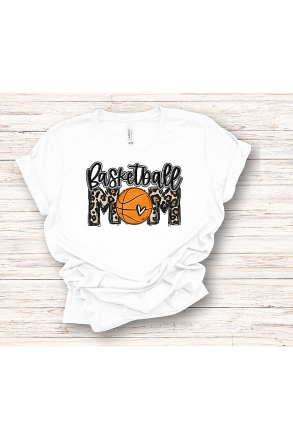 Basketball Mama shirt, Basketball Mom Shirt, Basketball shirt, Game day Shirt, Sports Mom Shirt, Custom basketball shirt, leopard mom shirt