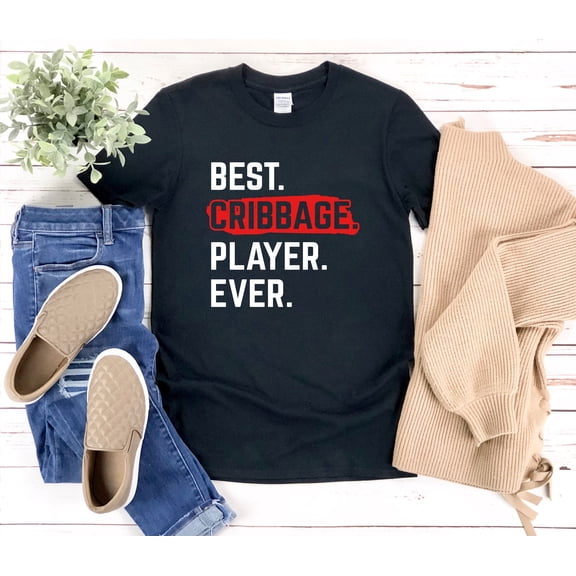 BandRole Cribbage Shirt, Best Cribbage Player Ever, Cribbage Shirt, Board Game Shirt, Card Game Shirt