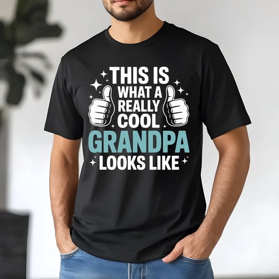 BandRole Fathers Day , This Is What A Really Cool Grandpa Looks Like, Fathers Day Grandpa Shirt, Grandpa , Gift for Grandparents Shirt