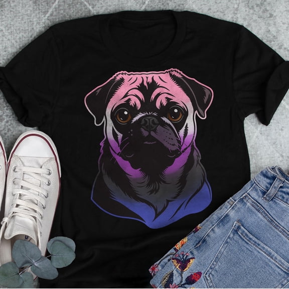 BandRole Genderfluid Pride Shirt, Non Binary Pride Gift, LGBT T-shirt, Gender Fluid Flag Tee, LGBTQ, Transgender Trans, Pride Dog Cute Pug Pet Lover