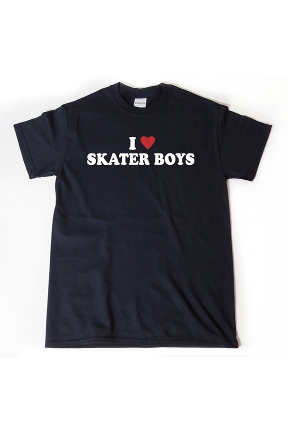 I Love Skater Boys T-shirt, I Heart Skater Boys Shirt, Emo Shirts, Goth Shirt, Skater Girls, Skate Shirt for Him, Her, or Adult