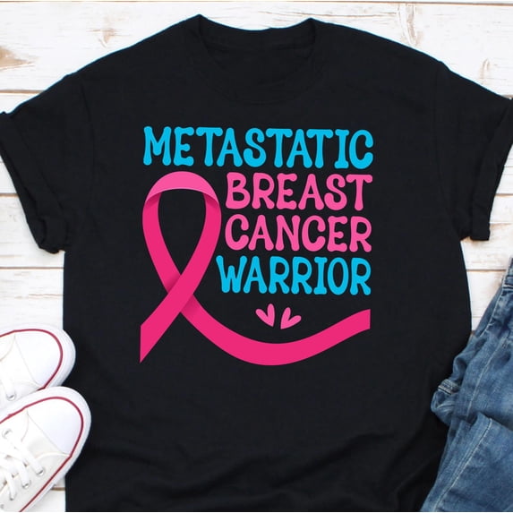 BandRole Metastatic Breast Cancer Warrior Shirt, Breast Cancer ...