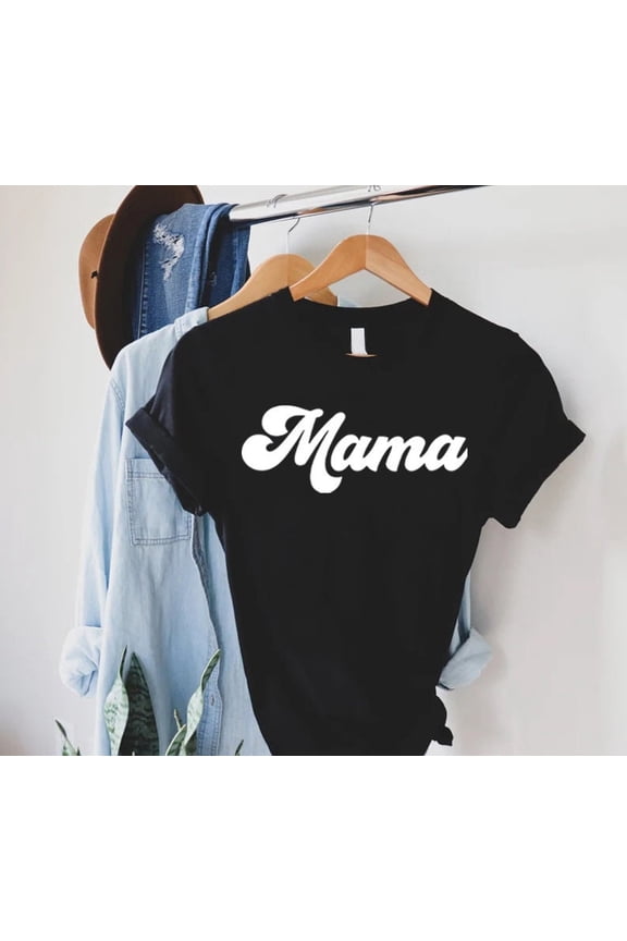 Retro Mama Shirt, Mothers Day Shirt, For Mom, Mama To Be Shirt, Cute Mama Shirt, Mom Life T-shirt, Mom Clothes, Mothers Day