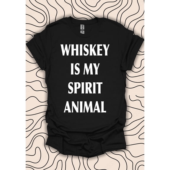 BandRole Whiskey Spirit Animal T-Shirt – Drinking Tee – Whiskey Lover Gift Men Women Shirt 1097PC