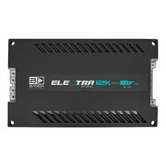 Electra Competition Class High Power Car Audio Bass Amplifier 12000 Watts HALF Ohm Stable RED