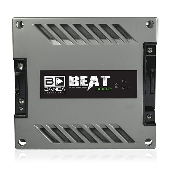 High Power Vehicle Audio Mono Bass Amplifier w/Subsonic Filter and Low Pass Filter Stable at 2 ohms