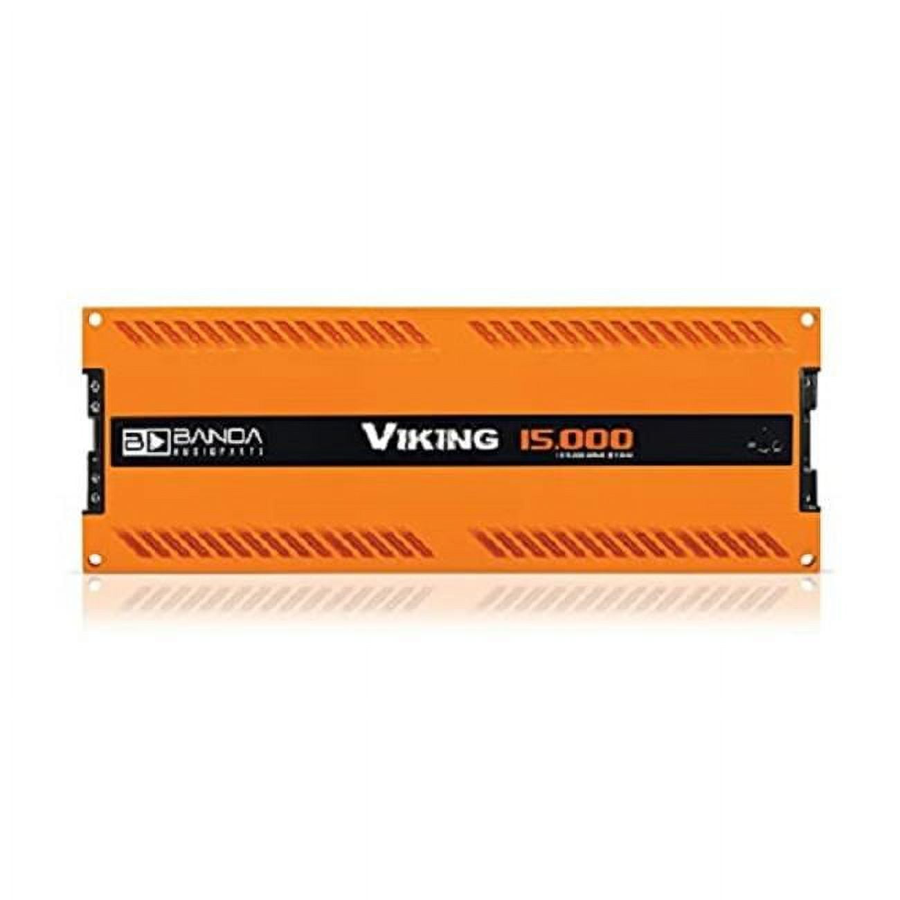 Banda BEAT800.42ORANGE 800W 4 Channel 2 Ohms Car Amplifier, Orange