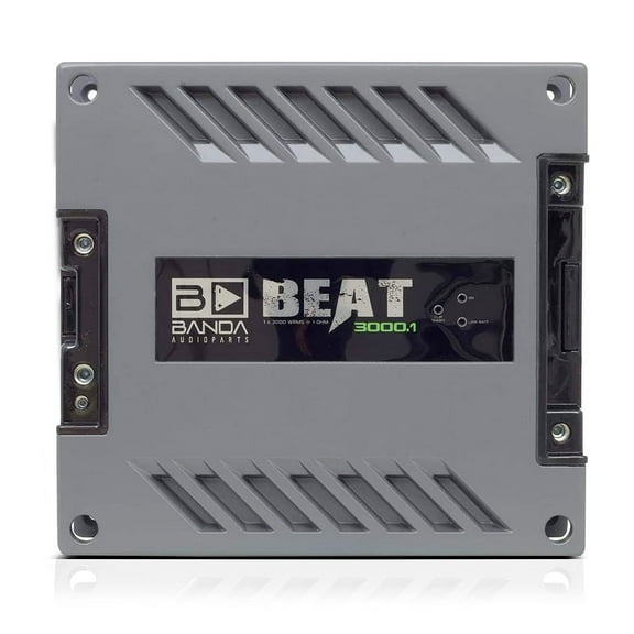 Banda BEAT3001 1 Ohm High Power Vehicle Audio Mono Bass Amplifier with Subsonic Filter & Low Pass Filter Stable