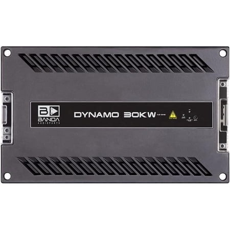 Banda Dynamo 30K Monoblock 30000W Class D Car Audio Amplifier, Red