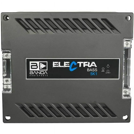 Banda Electra One Channel 5000 Watts 1 Ohm Car Audio Mono Amplifier - 5K1