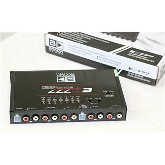 Banda Half Din Size Seven Band Graphic Car Crossover Equalizer with Front Aux Input