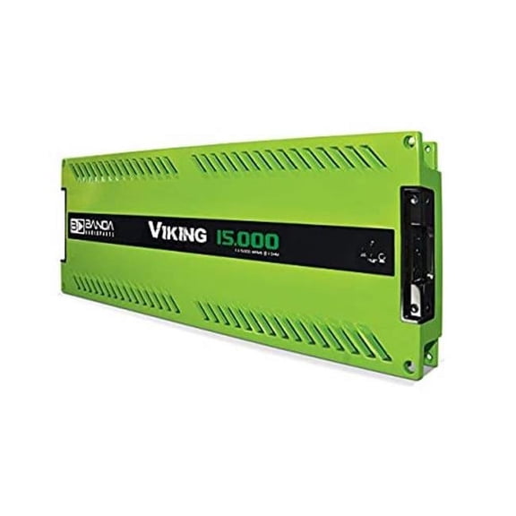 Banda ICEX2000.2GREEN 2000W 2 Ohms Car Audio Amplifier, Green