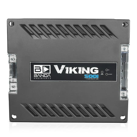 Banda VIKING5001 Viking 5001 One Channel 5000 Watts Max @ 1 Ohm Car Audio Mono Amplifier