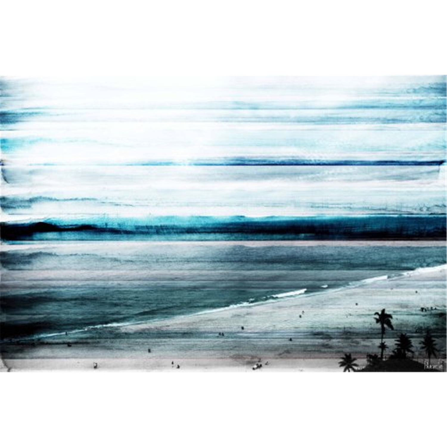 Banda Coastal Beach Scene Canvas Print, 18 x 12