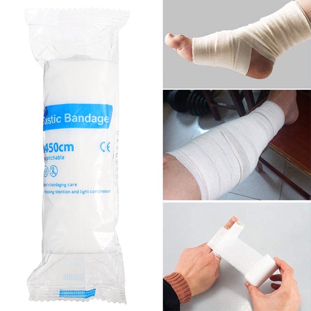 Bandage Gauze Wrap Roll First Aid Rolls Training Sports Emergency Quick