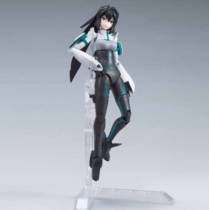Bandai Spirits' High Grade (HG) 1/144 scale model kit of Mobile Doll May from the Gundam Build Divers Re:RISE series