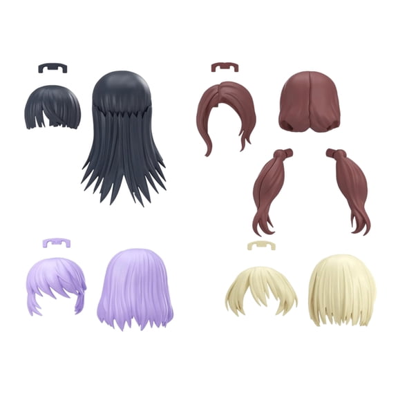 Bandai 9053444 30MS Option Hair Style Parts Vol.12 (30 Minutes Sisters)