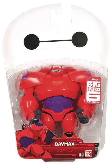 Bandai America - Big Hero 6 Articulated Action Figure, Red Baymax