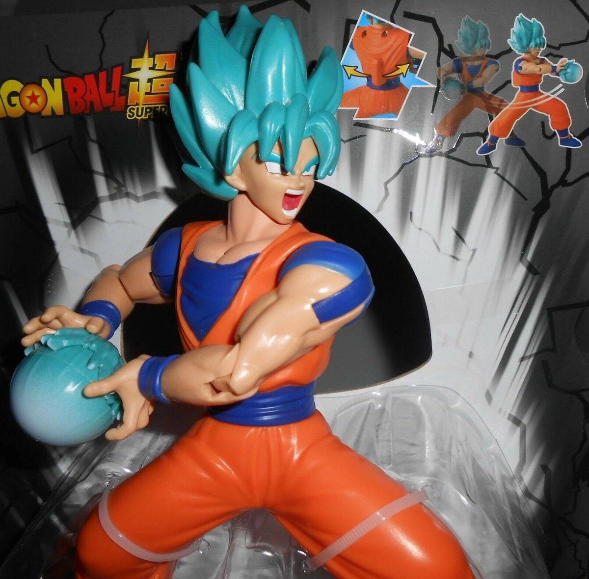 Bandai America - Dragon Ball Super Attack Collection Super Saiyan Blue Goku 7 Figure, Bandai, Gifts