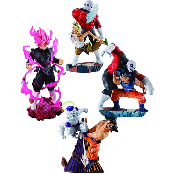 Bandai America Dragon Ball Super Dracap ReBirth Action Figure Set, 4 Pieces