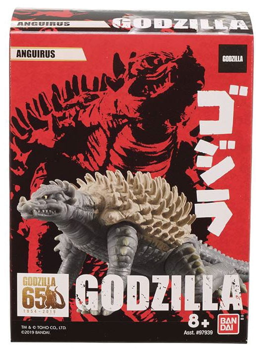 Bandai America Godzilla Anguirus Collectible Action Figure, Plastic Grey, 2.11 oz