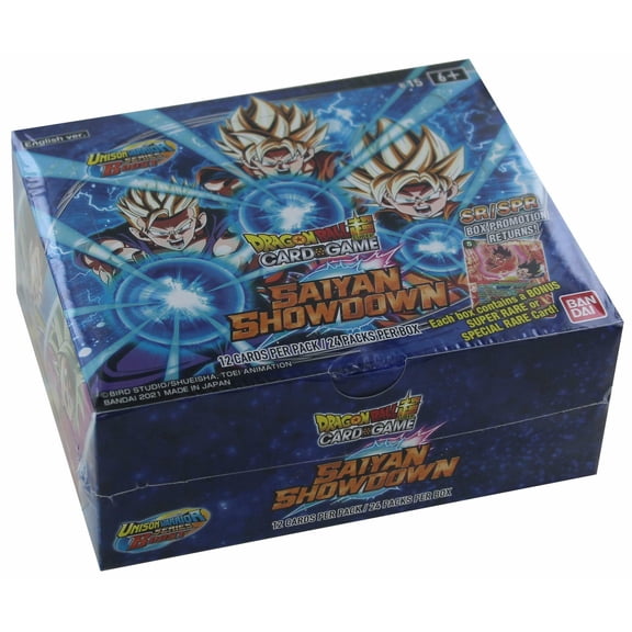 Bandai America Saiyan Showdown Booster Display Box New