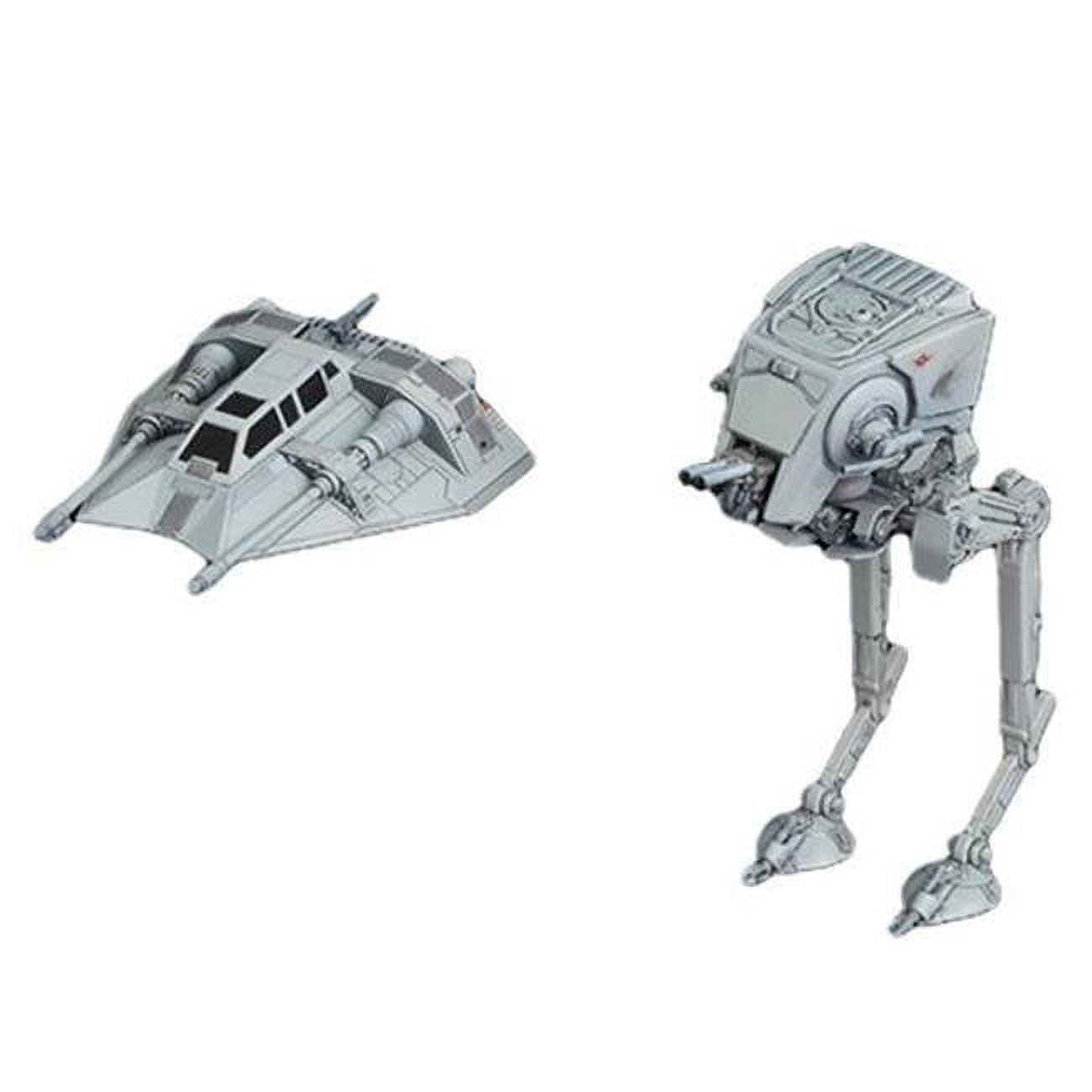 Bandai BAN215632 1 by 144 Scale AT-ST & Snowspeeder Vehicles