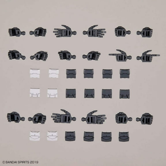 Bandai Hobby 30MM W-23 Option Parts Set 12 Hand Parts/Multi-Joint Model kit