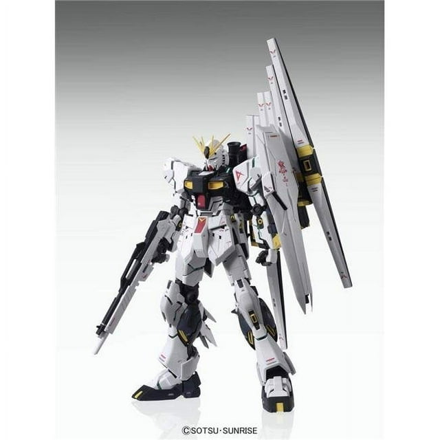 Bandai 5055454 Rx-93 Nu Gundam (Ver. Ka) MG Model Kit, van Char'S Counterattack, Wit/Zwart Bandai 5055454 Rx-93 Nu Gundam (Ver. Ka) MG Model Kit, van Char'S Counterattack, Wit/Zwart