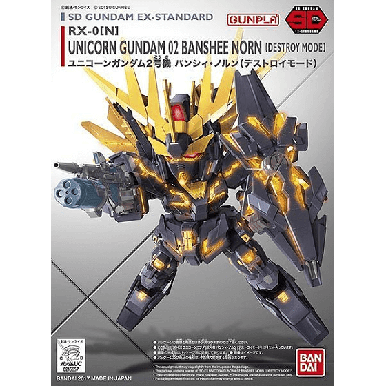 SD Gundam EX-Standard #15 Unicorn Gundam 02 Banshee Norn (Destroy Mode)