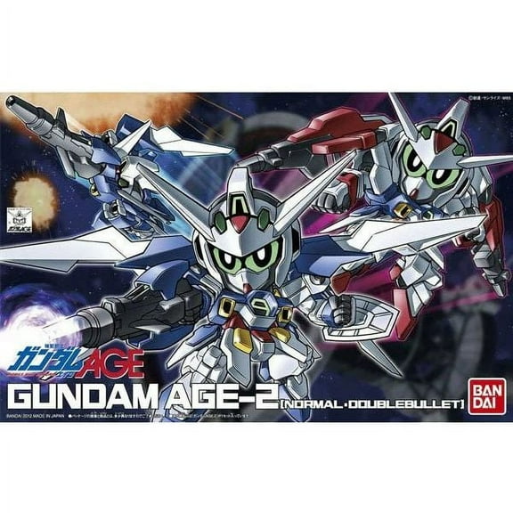 Bandai BB #371 Gundam Age-2 Normal & Double Bullet SD Model Kit