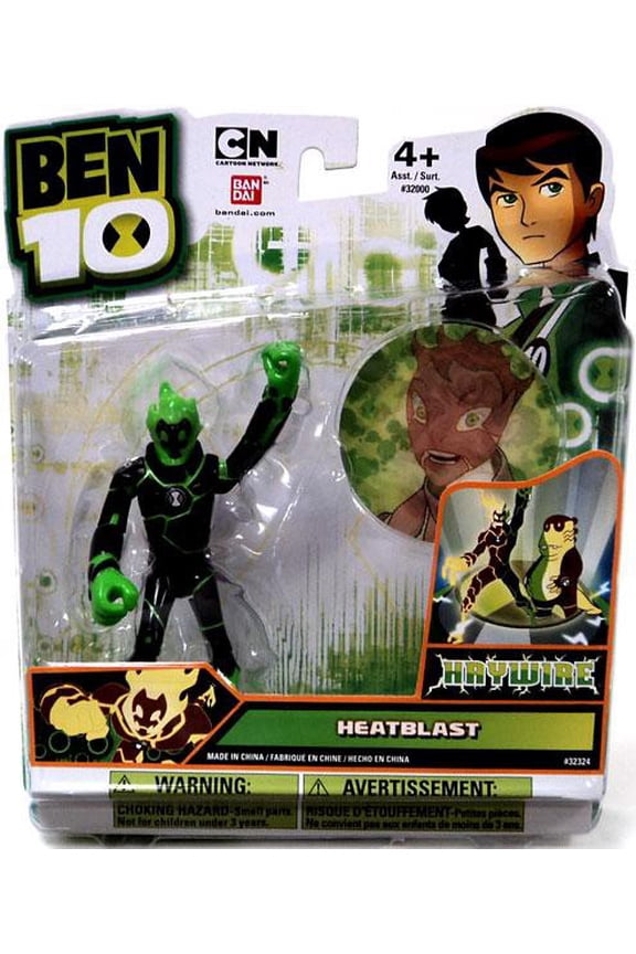 Bandai Ben 10 Ultimate Alien Haywire Heatblast Action Figure