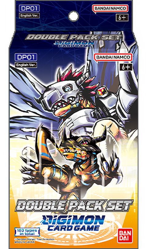 Bandai | Digimon Card Game: Double Pack Set (DP01) | Trading Card Game ...