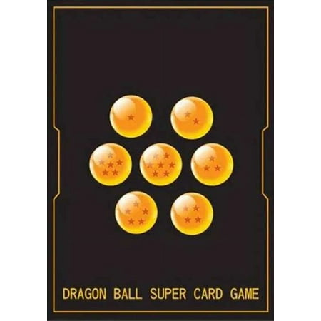 Dragon Ball Super Card Game Official Sleeves: Standard Black (64ct)