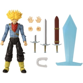 Bandai Dragon Ball Super Dragon Stars Battle Pack Future Trunks vs Fusion Zamasu Action Figure Set, 12 Pieces