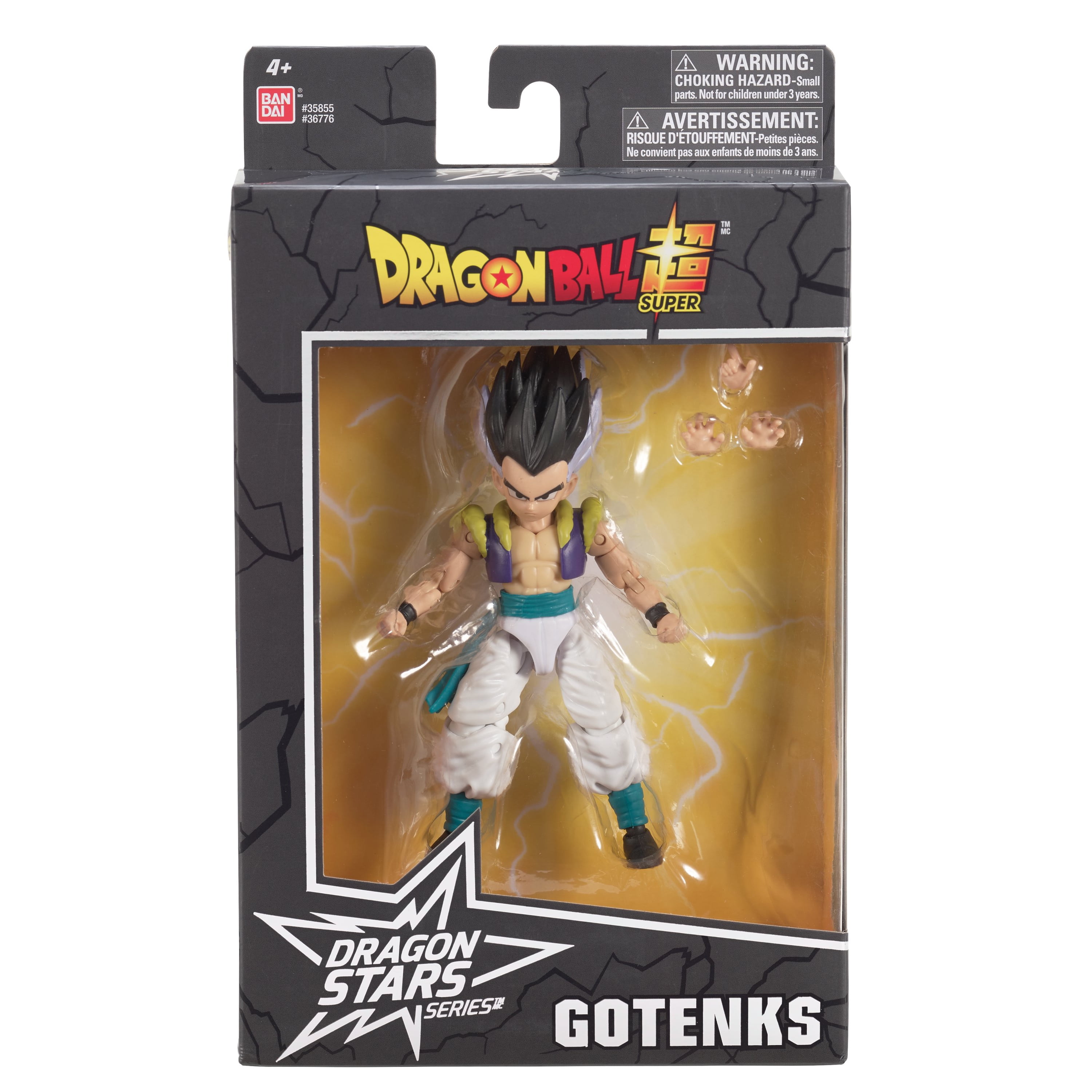 Bandai Dragon Ball Super Dragon Stars Gotenks Action Figure Set, 4 Pieces
