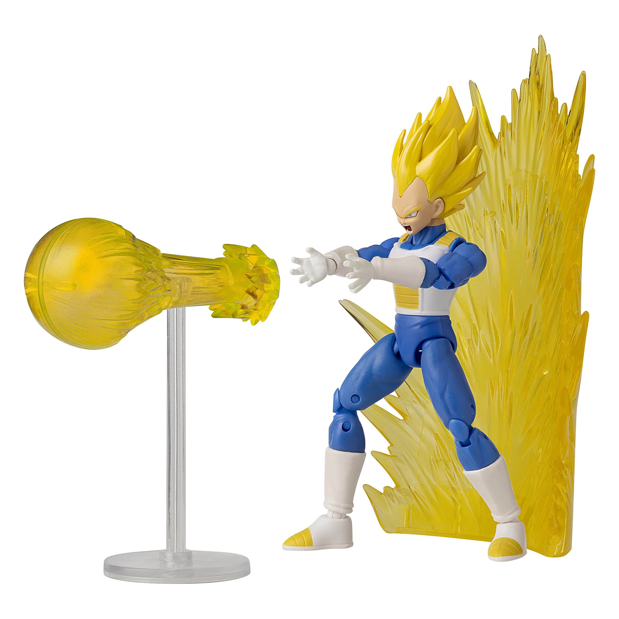 Bandai Dragon Ball Super Dragon Stars Power Up Pack Super Saiyan Vegeta Action Figure Set, 9 Pieces