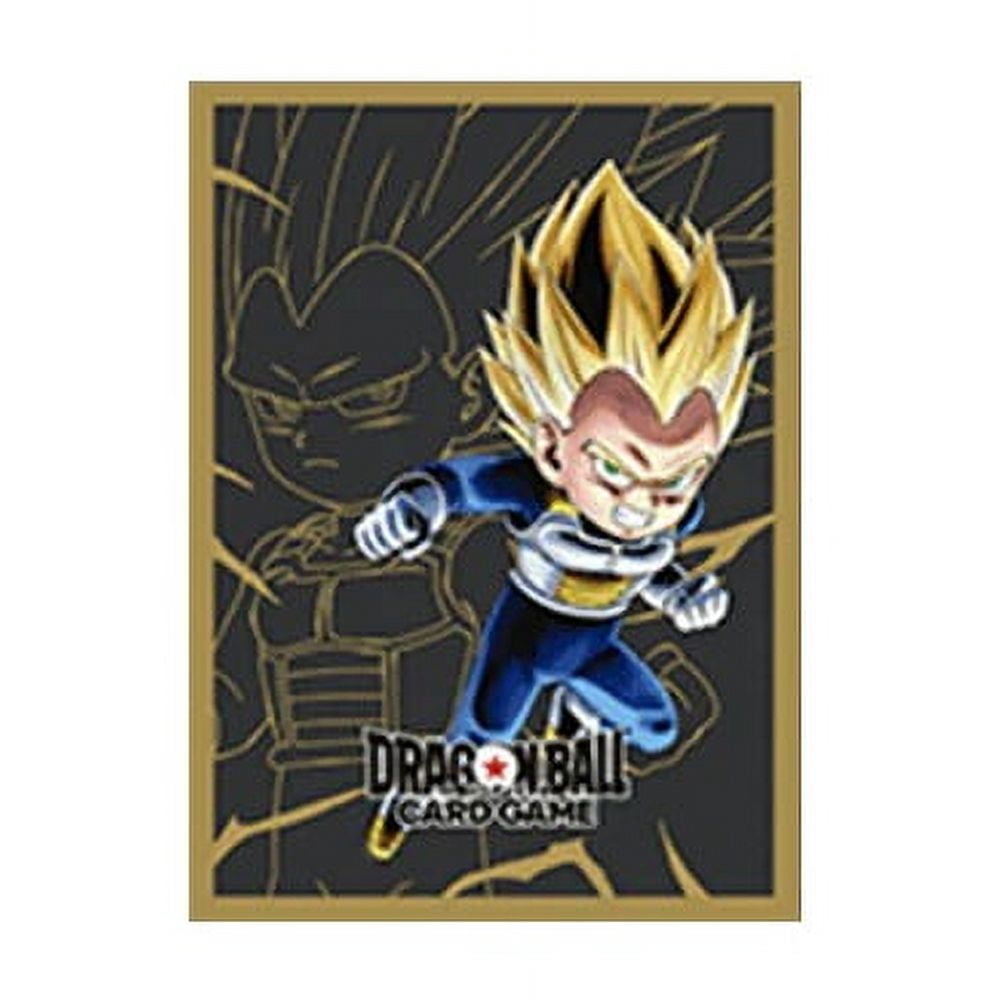 goku black card sleeves DRAGON BALL SUPER GAME FUSION WORLD - AWAKENED PULSE featuring a design that showcases the popular character Vegeta from the Dragonball series Goku Black Standard Sleeves 65x