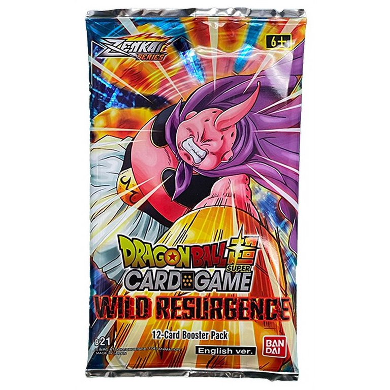 Bandai Dragon Ball Super Trading Cards - Zenkai Series Wild Resurgence B21 - PACK (12 Cards) - Walmart.com Bandai Dragon Ball Super Trading Cards - Zenkai Series Wild Resurgence B21 - PACK (12 Cards) - Walmart.com